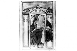 Hildegard of Bingen (1098–1179), a scientist, doctor of medicine, musician, philosopher and theologian. Photo by ullstein bild via Getty Images